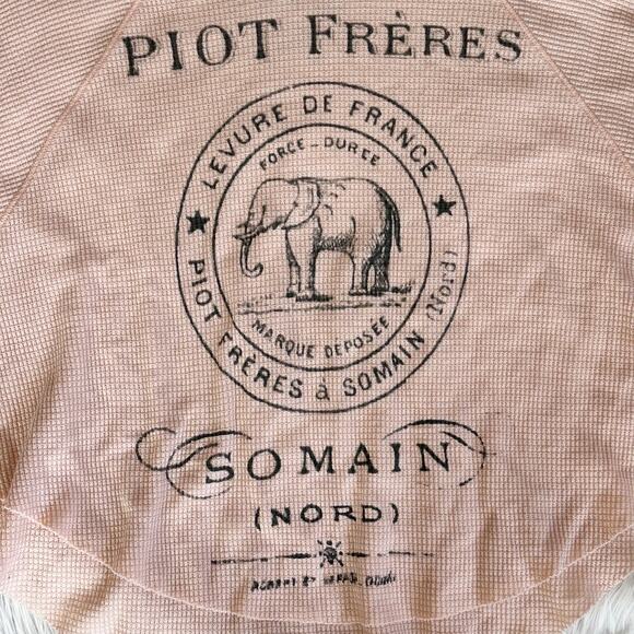 Free People We The Free Vintage Style Oversized Waffle Knit Top Graphic Thermal - Picture 4 of 7